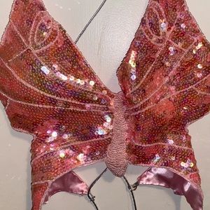 Trendy Butterfly Top- PINK